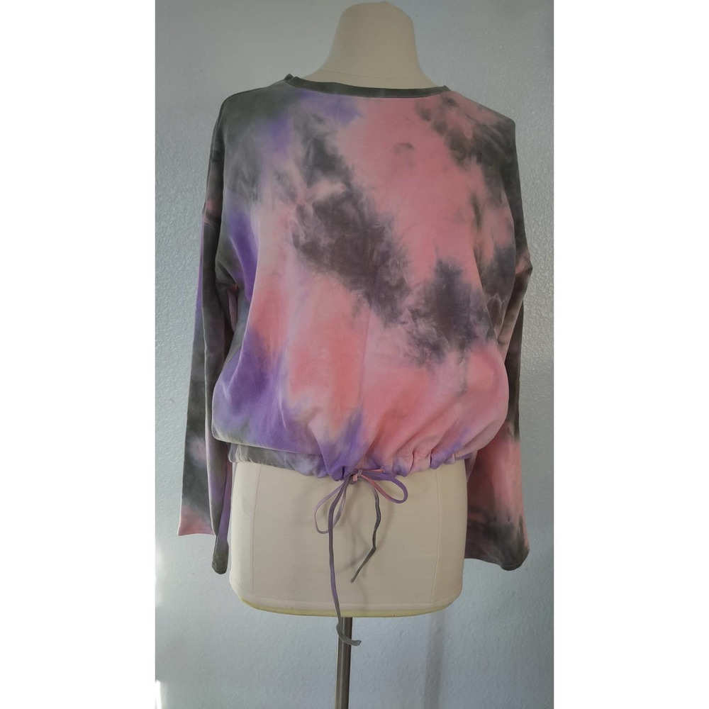 14th & Union tie dye pullover sweater